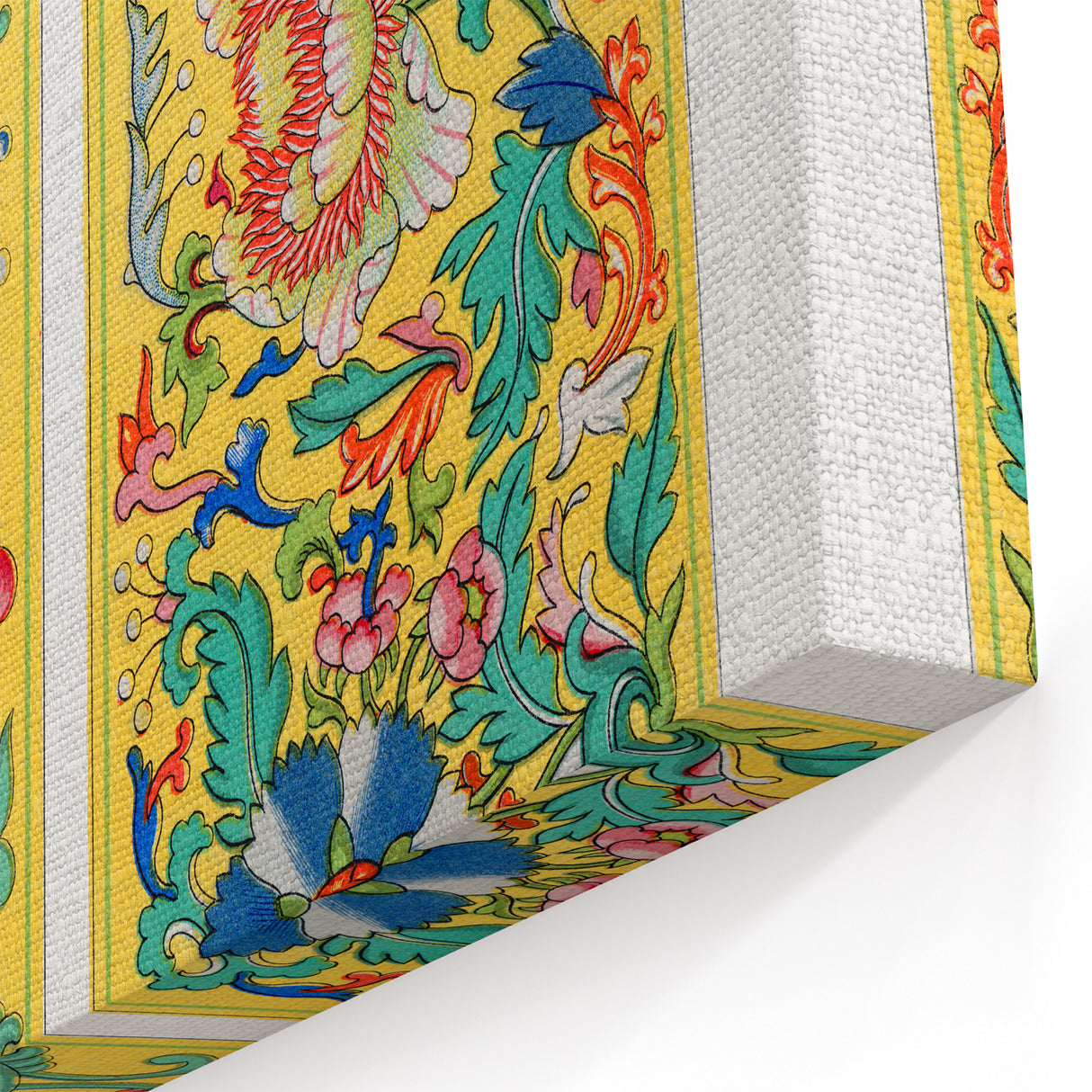 Maximalist Wall Art - Ornate Floral Pattern Design | Bold Home Decor