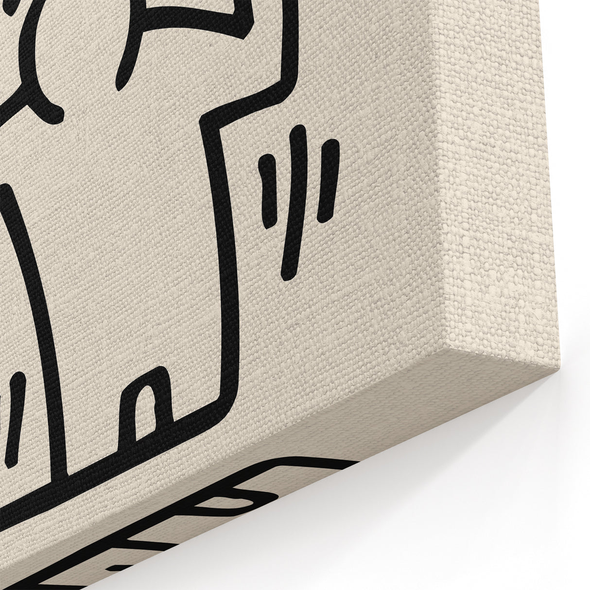 Maximalist Wall Art - The Heart by K. Haring | Bold and Expressive Decor
