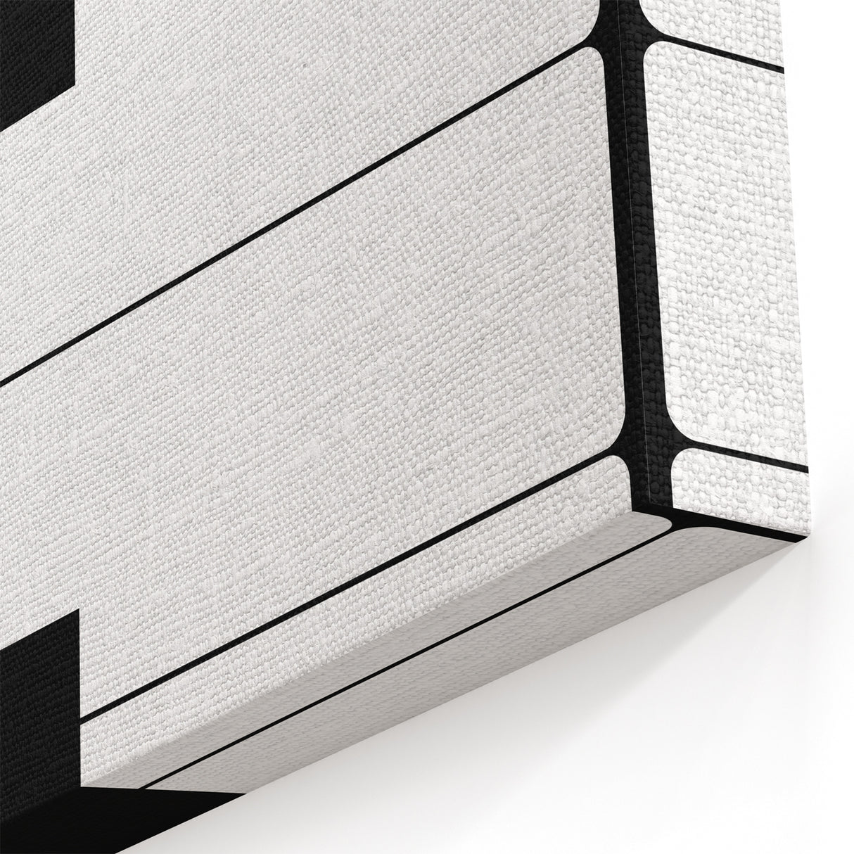 Maximalist Wall Art - Minimalist Piano Key Design | Bold Monochrome Decor