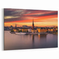 Stockholm Sunset Skyline – Stunning Wall Art of Stockholm on Canvas & Prints