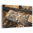 Rustic Woodworking Wall Art – Artisan Wood Shavings in Workshop