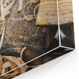Rustic Woodworking Wall Art – Artisan Wood Shavings in Workshop