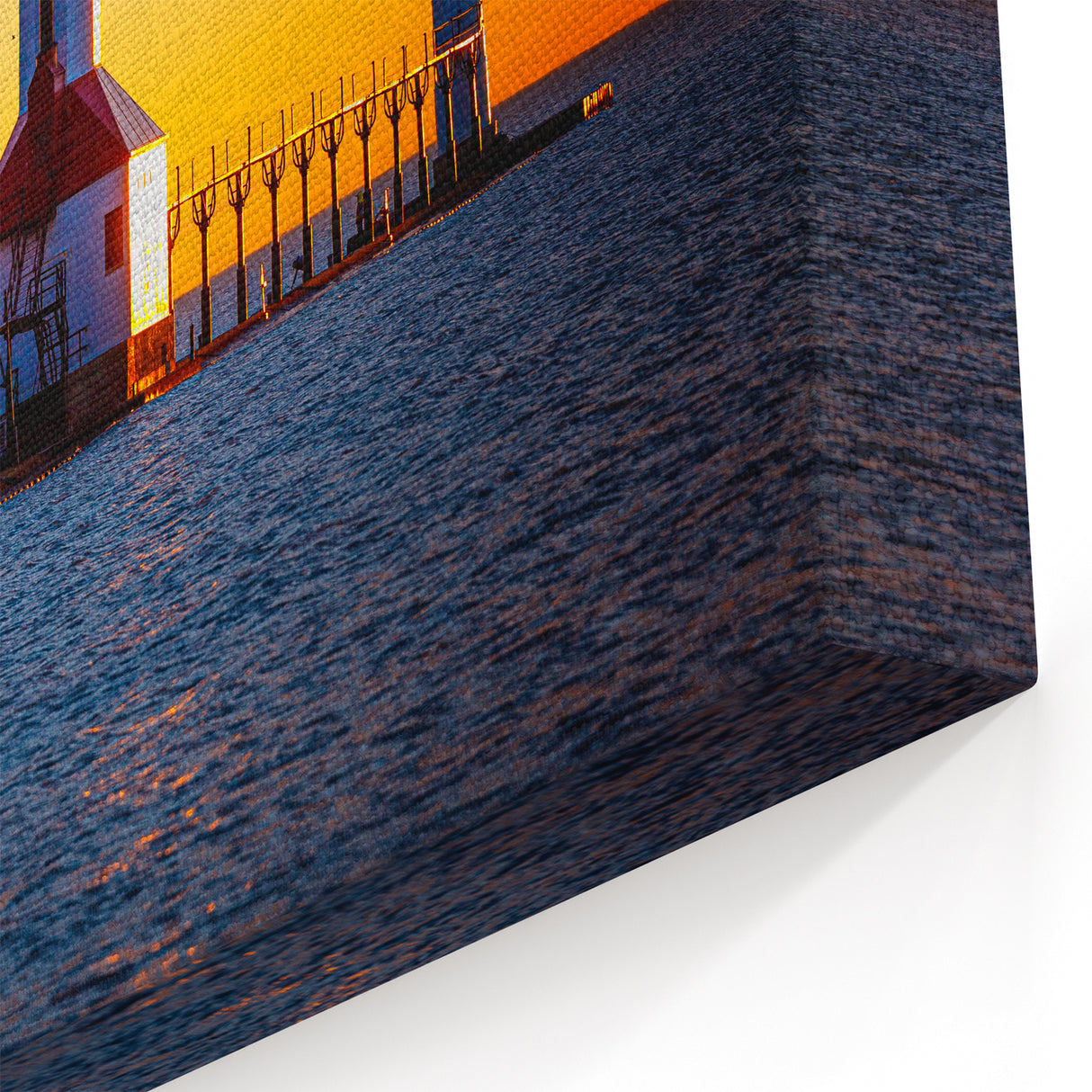 Lighthouse at Sunset – Stunning Coastal Wall Art on Canvas & Prints