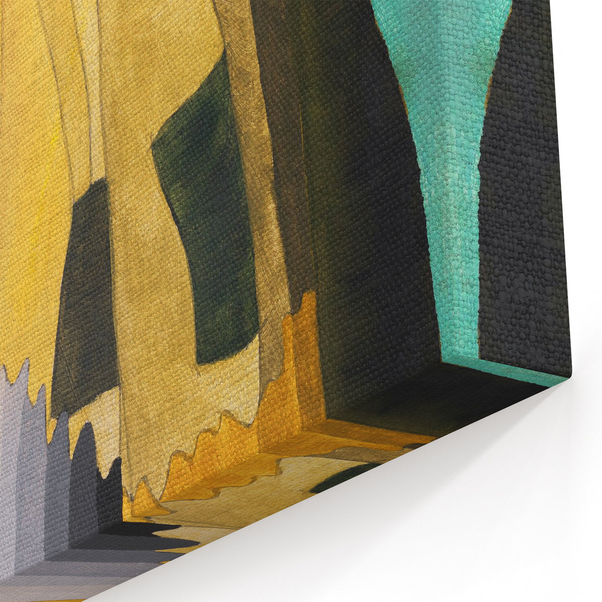 Maximalist Wall Art - Earthy Abstract Composition | Bold and Expressive Decor