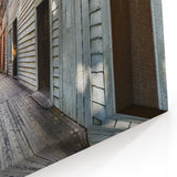 Scenic Stockholm Architecture Art – Historic Alleyway Canvas Prints