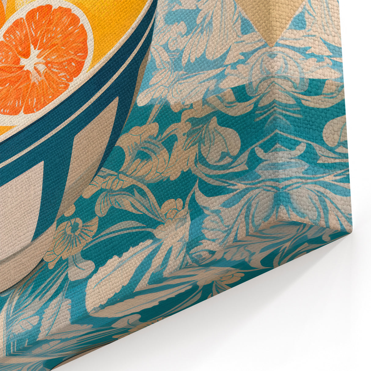 Maximalist Wall Art – Vibrant Still Life with Grapefruits and Bold Colors