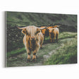 Highland Cows Rustic Wall Art – Farmhouse Nature-Inspired Decor Print