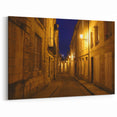 Stockholm Night Street Scene Art – Warm Cityscape Canvas Prints