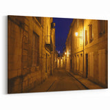 Stockholm Night Street Scene Art – Warm Cityscape Canvas Prints