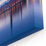Stockholm Skyline Art – Scenic Twilight Reflections Canvas Print