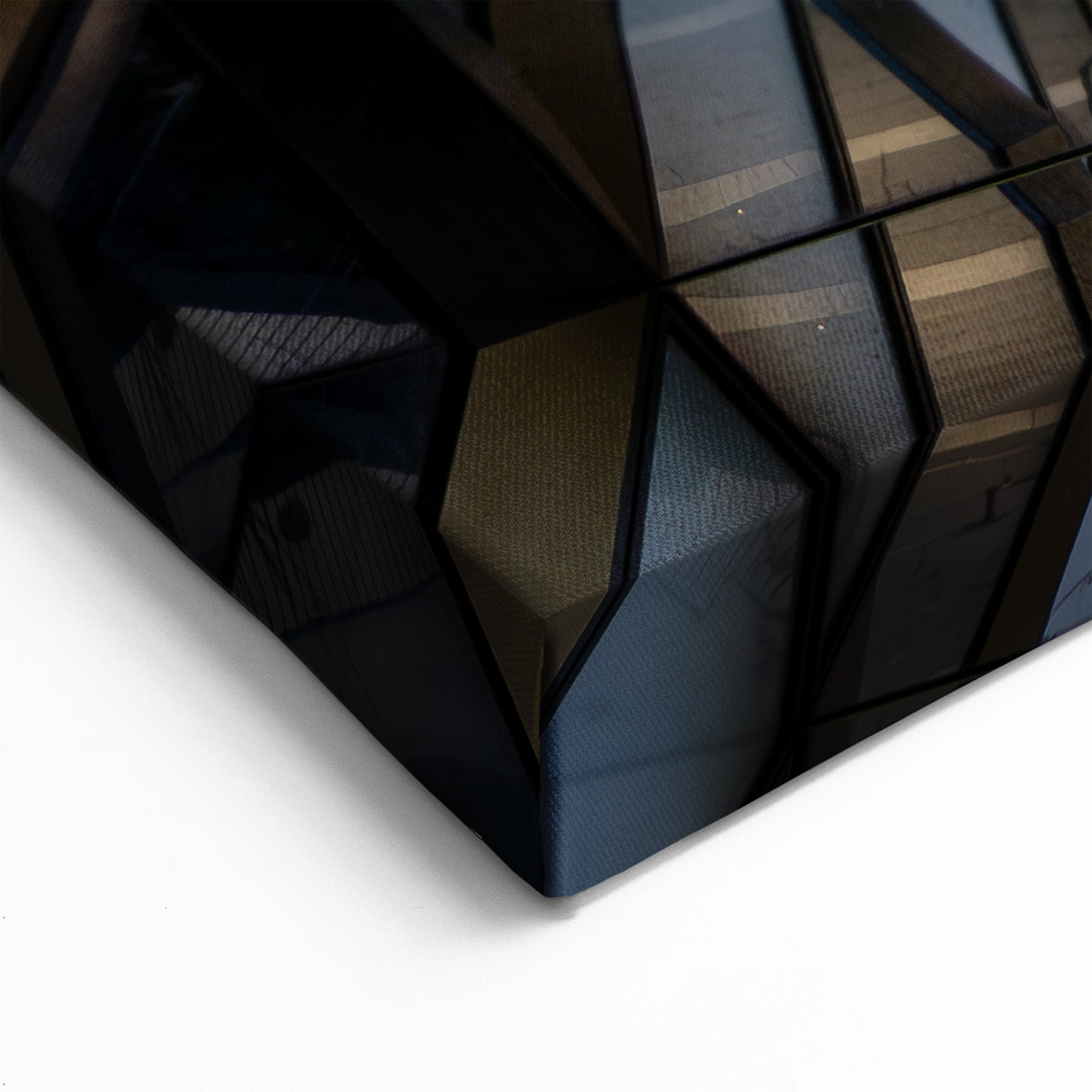 Stockholm Cityscape Art – Modern Architecture Reflections Canvas Print