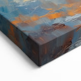 Radiant Sunset Sailing – Golden Horizon Canvas Art with Sailboat
