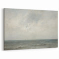 Minimalist Seascape Wall Art – Soft Tones of the Tranquil Horizon