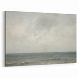 Minimalist Seascape Wall Art – Soft Tones of the Tranquil Horizon