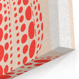 Modern Wall Art – Contemporary Canvas with Yayoi Kusama’s Pumpkin Design