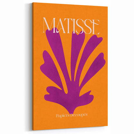 Modern Wall Decor – Contemporary Canvas Art Inspired by Matisse’s Cutouts