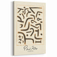Modern Abstract Wall Art – Paul Klee-Inspired Contemporary Canvas Print