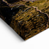 Swiss Scenic Wall Art - Red Mountain Train by Alpine Lake Switzerland Canvas Prints