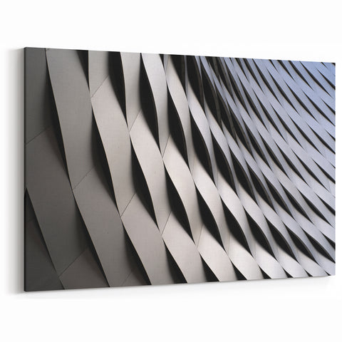 Modern Switzerland Wall Art - Abstract Swiss Architecture Canvas Print