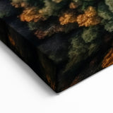 Swiss Forest Aerial Art - Scenic Switzerland Road and Trees Canvas Print