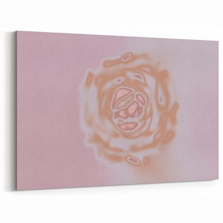 Abstract Floral Nature-Inspired Gradient Art with Soft Earthy Tones