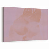 Nature-Inspired Abstract Floral Gradient Art with Soft Pink Tones