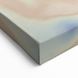 Nature-Inspired Abstract Gradient Wall Art with Blue and Beige Hues