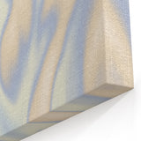 Abstract Nature-Inspired Gradient Wall Art with Beige and Blue Hues