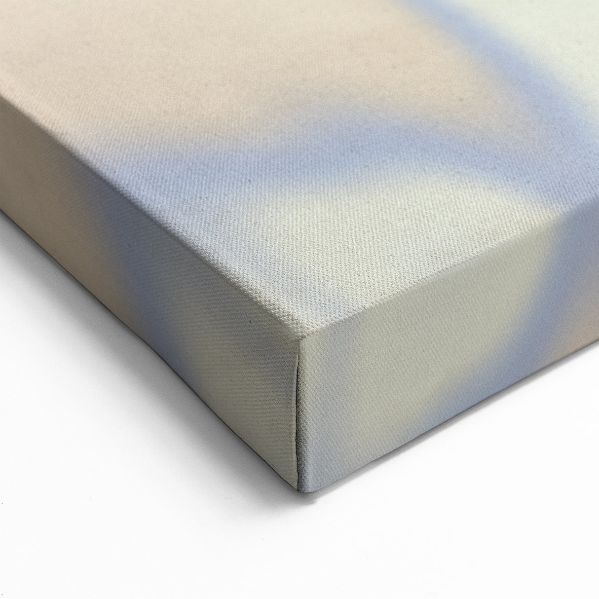 Abstract Nature-Inspired Gradient Wall Art with Beige and Blue Hues