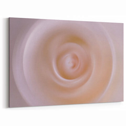 Nature-Inspired Abstract Swirl Wall Art with Soft Beige Gradients