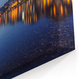 Geneva Photography Prints - City Lights Reflections on Lake Geneva