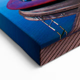 Geneva Landscape Art - Tranquil Lakeside Pier on Canvas and Acrylic