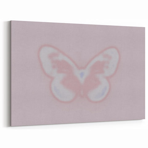 Pastel Gradient Butterfly Art | Nature-Inspired Abstract Wall Décor
