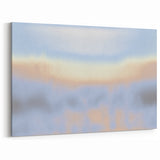 Abstract Nature-Inspired Sky Gradient Art | Soft Pastel Textured Canvas