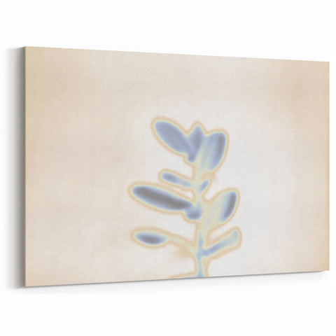 Nature-Inspired Leaf Gradient Art | Abstract Soft Textured Wall Décor