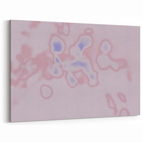 Abstract Pink and Blue Gradient Art | Nature-Inspired Modern Wall Décor