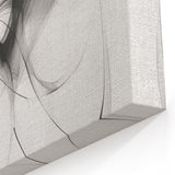 Modern Minimalist Wall Art - Black and White Abstract Line Art Prints