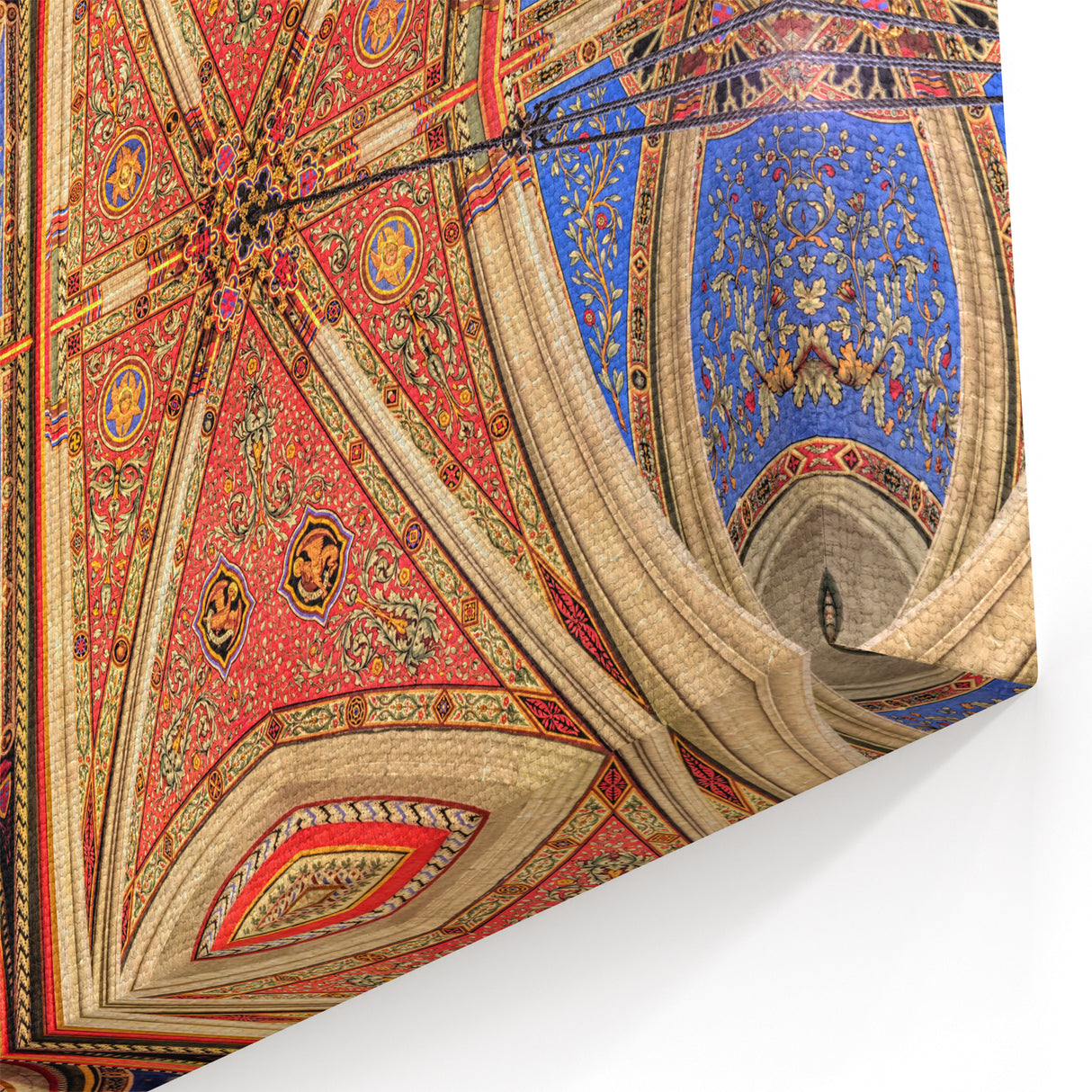Geneva Wall Art - Vibrant Cathedral Ceiling Design Geneva Canvas Prints