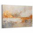 Glam Wall Art - Abstract Gold and Textured Neutral Tones in Modern Style