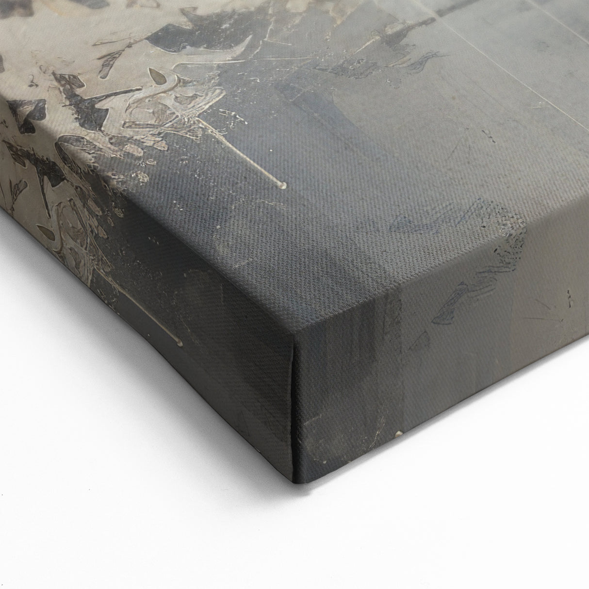 Glam Wall Art - Abstract Gold and Textured Neutral Tones in Modern Style
