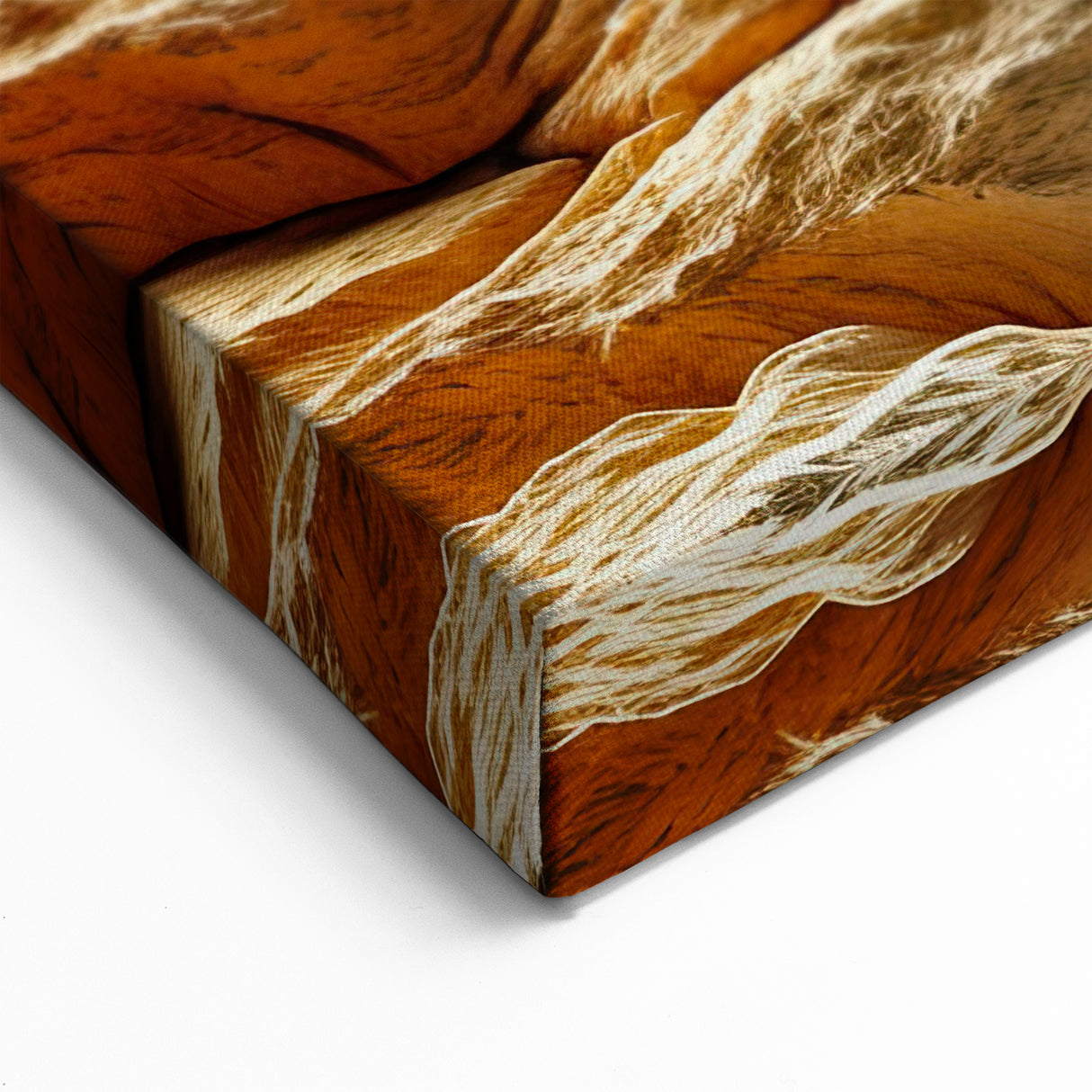 Abstract Colorful Mountain Ridges - Nature-Inspired Glam Wall Art