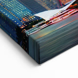 Shanghai Skyline Poster - Modern China Cityscape Wall Art Print