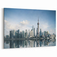 Shanghai Skyline Wall Art - Oriental Pearl Tower Cityscape Print