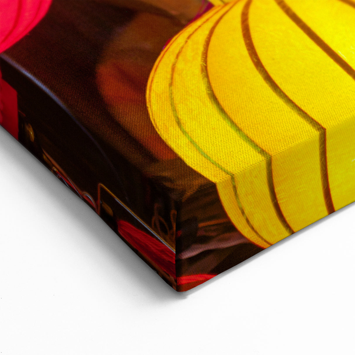 Shanghai Wall Art - Colorful Lanterns Display from Vibrant Chinese Market