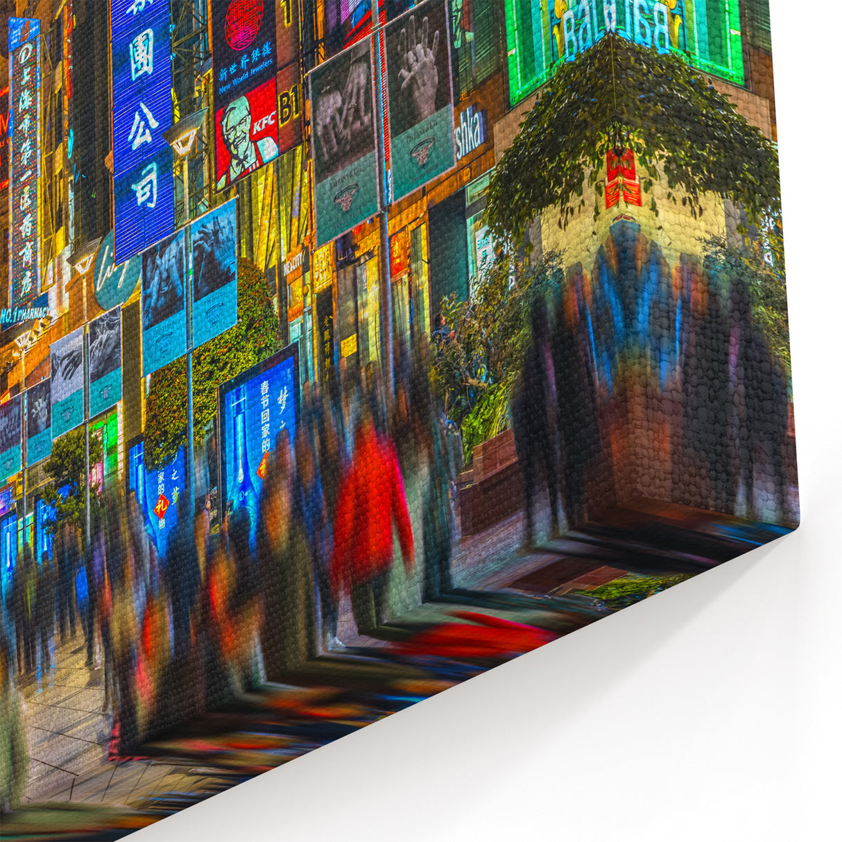 Shanghai Wall Art - Vibrant Cityscape Canvas China Scenery and Skyline