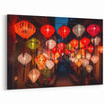 Chinese Art Decor - Shanghai Lantern Street Scene Canvas Print