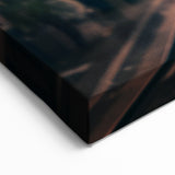 Shanghai Cityscape Canvas - Chinese Lanterns and Umbrella Wall Art Print