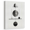 Modern Minimalist Wall Art - Geometric Black and White Abstract Art Print