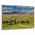 China Regional Art - Tibetan Nomadic Life Canvas and Framed Wall Art