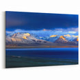 Framed Tibet Prints - Majestic Snow-Capped Mountains at Dusk Canvas Art